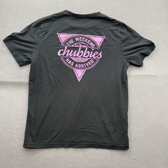 Chubbies Shirt Mens XL Black Weekend Has Arrived Graphic Tee Tagless Beach