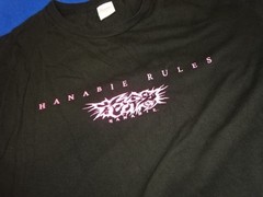 HANABIE RULES Japan Metal Music Graphic Tee Printstar Black XL Pre-owned
