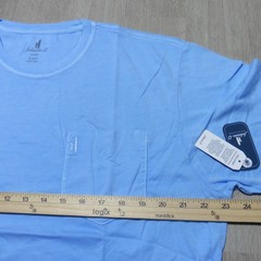 JOHNNIE-O Mens L LARGE DALE 2.0 T SHIRT MALIBLU BLUE SHORT SLEEVE GOLF TEE