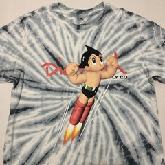 Astro Boy x Diamond Supply Co Tie Dye Shirt Large Anime Manga Mighty Atom Japan