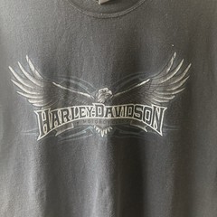 Harley Davidson Shirt Mens XL BLK Sleeveless Muscle Eagle Freedom Machine Biker