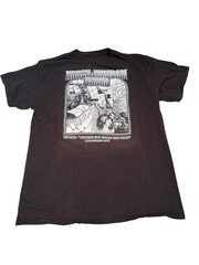 Krazy Kingdom Brand Black Graphic T-Shirt Rahab Jericho Biblical Artwork Short S