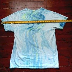 Rick And Morty Shirt Men’s (M) Tie Dye Blue Ripple Junction Graphic Tee