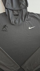 Nike Pro Dri-Fit Hoodie Mens L TaxSlayer Gator Bowl Football Gray Long Sleeve