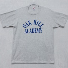 Vintage Oak Hill Academy School Tshirt Single Stitch Made In USA