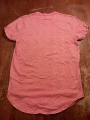 Hollister Men’s Salmon Must Have Collection Curved Hem T-shirt Size Large
