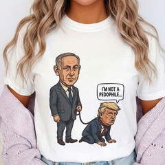 Trump Political Satire T-Shirt Funny Caricature Tee, Anti Trump T-shirt