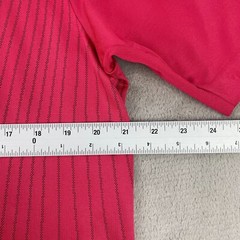 Nike Tiger Woods T Shirt Men Large Pink Geometric Performance Short Sleeve Golf