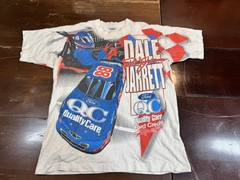 Vintage Dale Jarrett Shirt Mens Large Ford Quality Care NASCAR Racing 90s