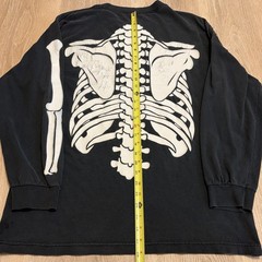 Vintage 1997 Misfits Long Sleeve Shirt Skeleton Punk Band Glow In The Dark VTG