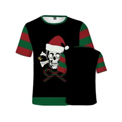 Men/Women/Teens Christmas T-Shirt 3D Print Cosplay Short Sleeve Jersey Tee