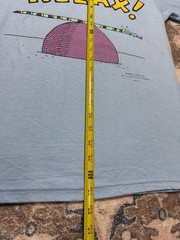 Vintage 1980s – Relax!” Shoebox Greeting by Hallmark USA T-Shirt Small/Medium