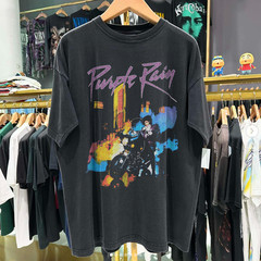 1984 Purple Rain Prince Classic T-Shirt Black XL