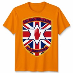 For God And Ulster Unisex T Shirt No Surrender Battle Of The Boyne Tee