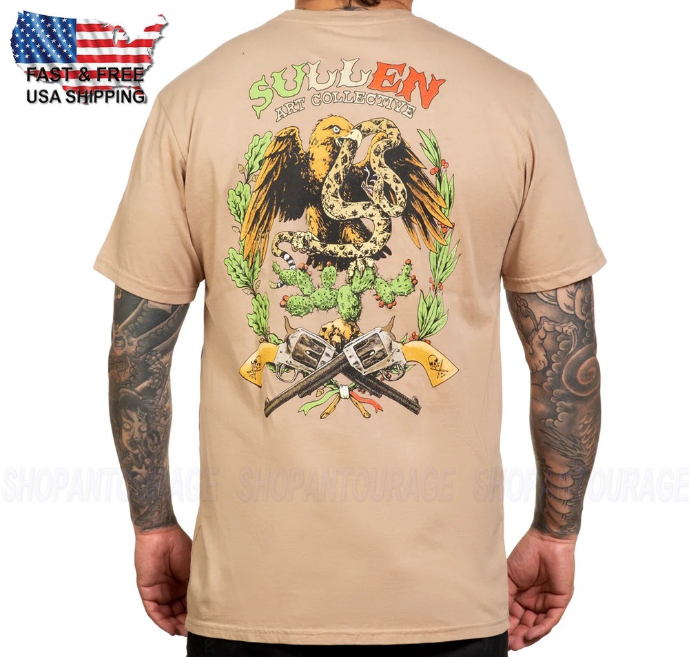 Sullen Art Collective 6 Shooter Premium Fit SCM6708 Short Sleeve T-shirt For Men