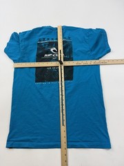 Rip Curl Shirt Mens Medium Blue Fiji The Search Surfing Graphic Tee Beach