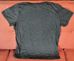Lee Jeans T-Shirt Adult Large Gray Cotton M Graphic Print