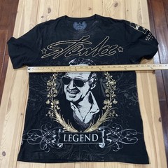 Xzavier Gentle Giant Studios Stan Lee ‘LEGEND’ Men’s M T-Shirt Black/Gold
