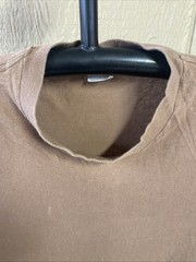 Vtg Brown Mens Large Sp0100 Campbellsville Military T-Shirt 100% Combed Cotton
