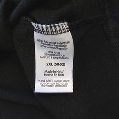 GEORGE T-Shirt Men’s 2XL (C50-52) Black/short sleeves/Polyester-Cotton Blend