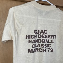 Vintage Medium 1970s Mayo Spruce T Shirt Colorado High Desert Handball 1979