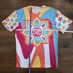 Flower Power Retro Style Groovin with the Bobcats Shirts M Adult Colorful USA