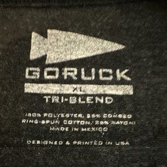 🇺🇦 13🐍GORUCK Tri-Blend Men’s XL Gray Snake🐍 Graphic Cru Neck Short Sleeve T