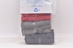 Gildan Men’s Crew T-Shirt Multipack Navy/Charcoal/Red (5 Pack) XX-Large