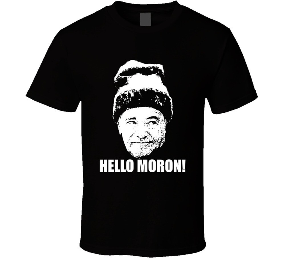 Grumpy Old Men Movie Quote Hello Moron Fan Cool T Shirt