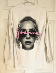 Lady Gaga T- Shirt Size Adult Small Long Sleeve White JOANNE ALBUM 2016