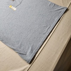 New Carhartt Pocket T shirt Mens Large Loose Fit Blue Short Sleeve Cotton Blend