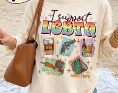 I Support Lgbtq Shirt, Pride Month T-Shirt