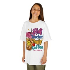 Funny Half Teacher Half Coffee Lover T-Shirt