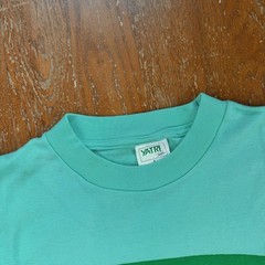 Vintage Yatri India Tag Mahal Cyan Single Stitch Tourist T Shirt Size Large 90s