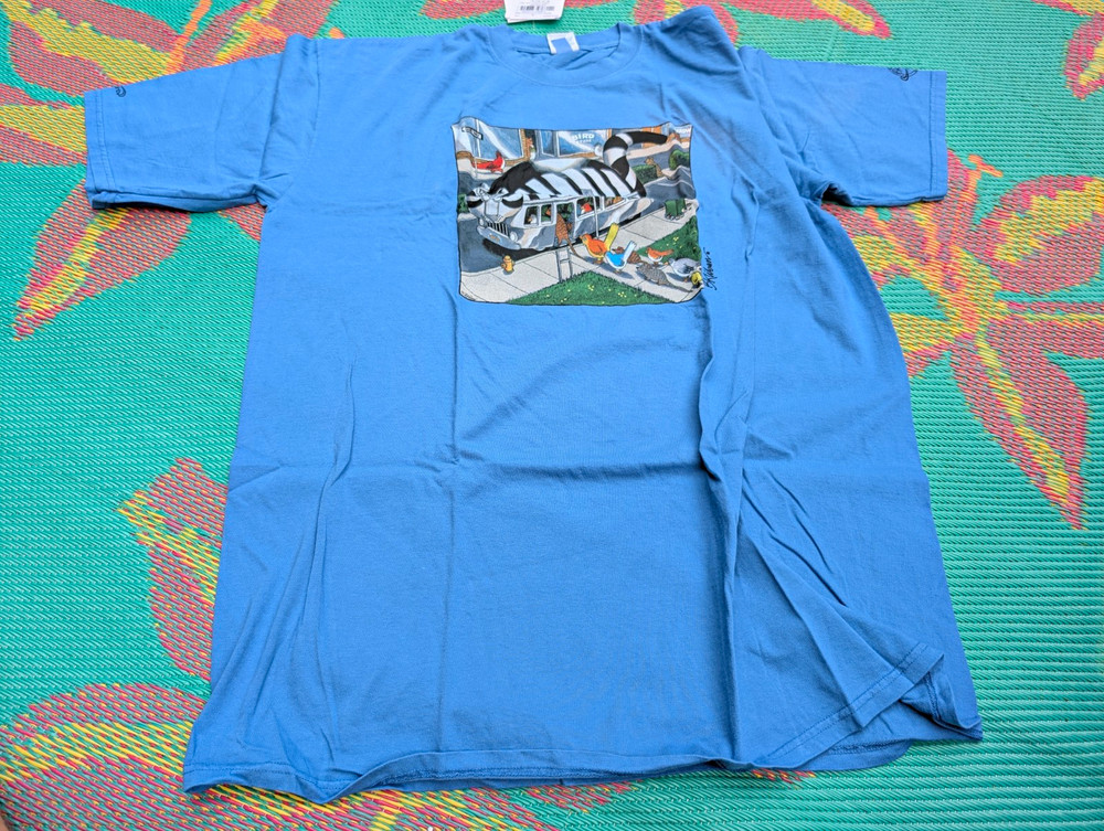 Cat Bus Size 2XL Crazy Shirts B. Kliban Cat Short Sleeve Crew Neck