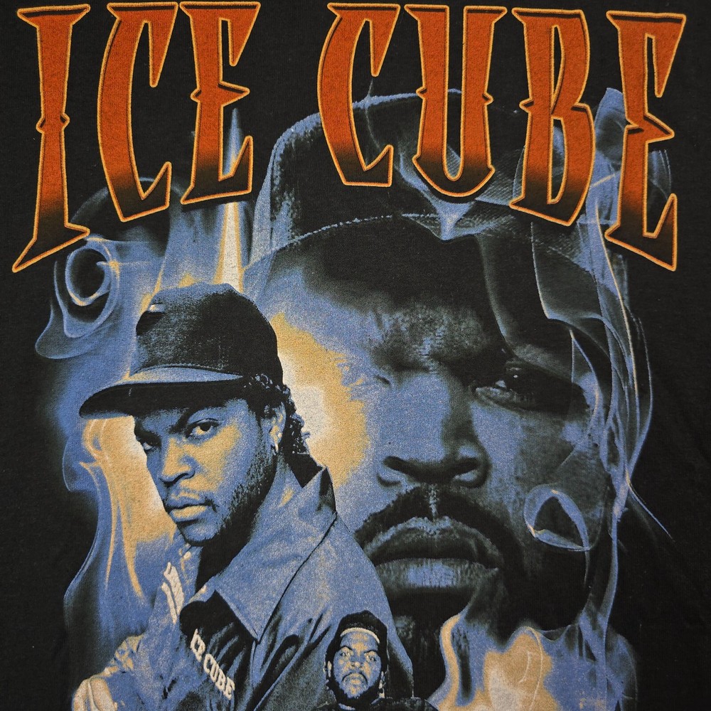 ICE CUBE Shirt Mens 3XL XXXL Black Hip Hop Rap Music 90 Y2K Retro Streetwear NWT
