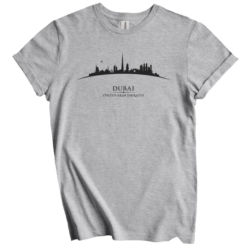 Dubai UAE Cityscape Downtown Skyline T-Shirt