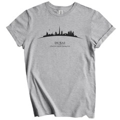 Dubai UAE Cityscape Downtown Skyline T-Shirt