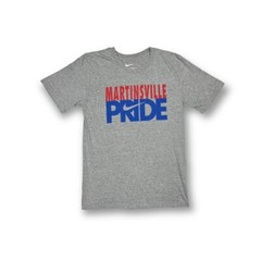 Nike Martinsville Pride USA College Graphic T Shirt Marl Grey (S)