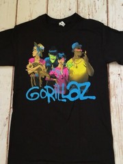 NEW- GORILLAZ – Colorful logo T-SHIRT