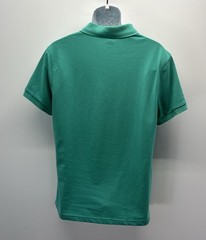 J Crew Flex Piqué Polo Untucked Shirt Green Men’s SZ Large