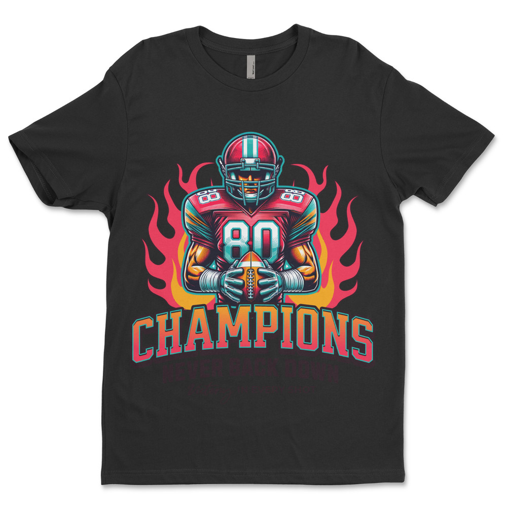 Custom T-Shirt, Champions,Dtf Print On Next Level T-Shirt unisex Soft Cotton
