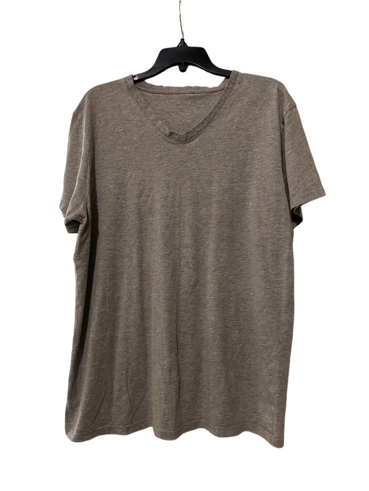 BCG T-shirt Men’s Size X -Large Gray v-neck short sleeves cotton casual top