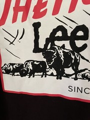 The Hundreds X Lee Jeans M Black Storm Rider Graphic Long Sleeve Tee Shirt