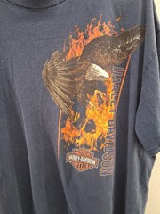 Harley Davidson Graphic Shirt Lot Of 6 Size XL Motorcycle Shirts & Patch