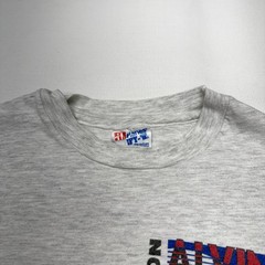Vintage Deep Sea Exploration Tee Shirt Mens Large Grey Alvin Submersible 90s