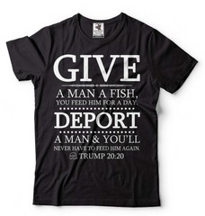 Funny Political Tee Trump 20:20 Shirt Deport A Man Shirt Dad Political Gift