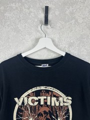 Vintage Victims Band T-Shirt Size L Deathwish Inc Hardcore Punk Anvil Tag