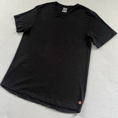 Underdog Undrdog Hemp Black Bamboo Organic Cotton Duraflow Short Sleeve Shirt L