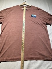 Smartwool T Shirt Bear Country Graphic Burnt Orange Size XL Base Layer Hiking